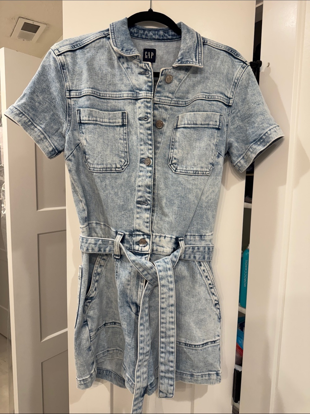 Denim Romper